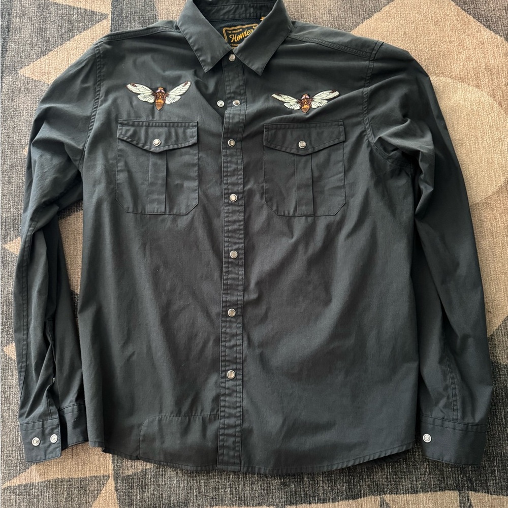 Howler Brothers gaucho cicada shirt